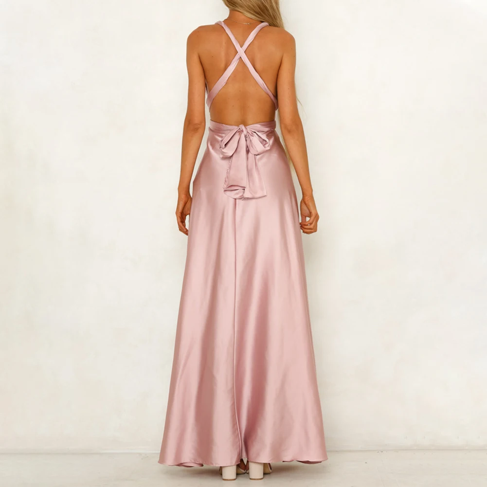 Modish Women's Evening Ball Gown V neck Satin Dress Convertible Multi Way Wrap Style Maxi Formal Wear Suitable for Every Season
Modish Women's Evening Ball Gown V neck Satin Dress Convertible Multi Way Wrap Style Maxi Formal Wear Suitable for Every Season