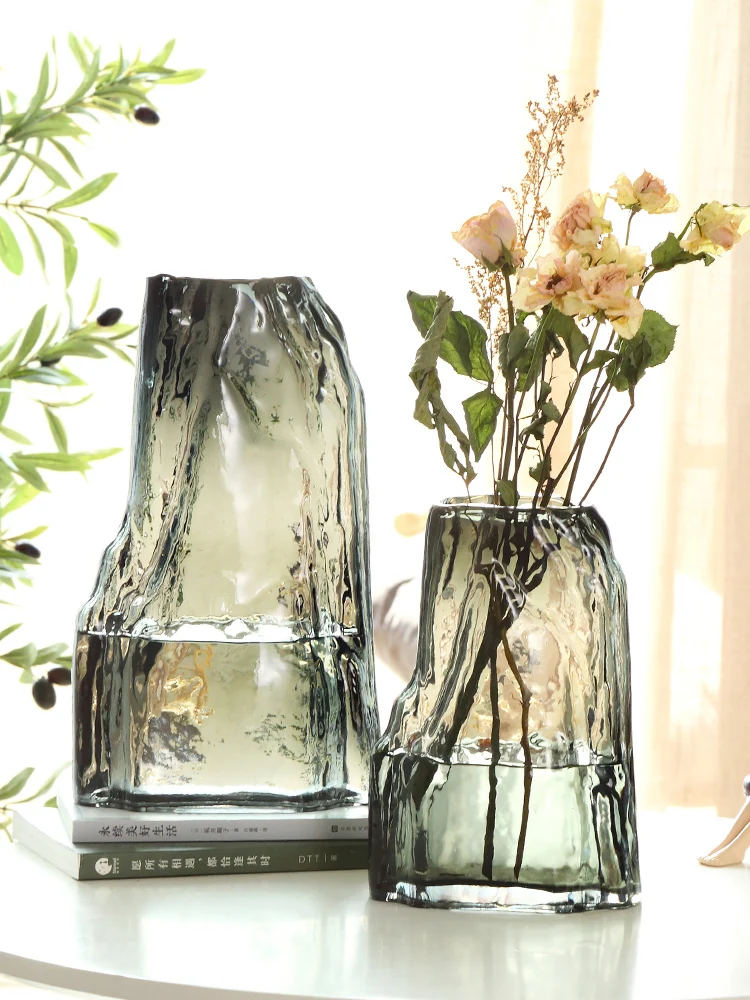 Light Luxury Glass Vases Living Room Dining Table Aquatic Flower Arrangement Dry Flower Flower Vase Ornaments Miniatures Vases
Light Luxury Glass Vases Living Room Dining Table Aquatic Flower Arrangement Dry Flower Flower Vase Ornaments Miniatures Vases