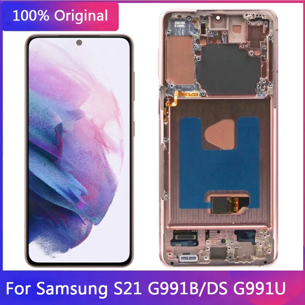 For Samsung Galaxy S21 LCD Screen Display Touch Panel Digitizer With Frame 6.2" Samsung S21 G991B/DS G991U LCD Display
For Samsung Galaxy S21 LCD Screen Display Touch Panel Digitizer With Frame 6.2" Samsung S21 G991B/DS G991U LCD Display