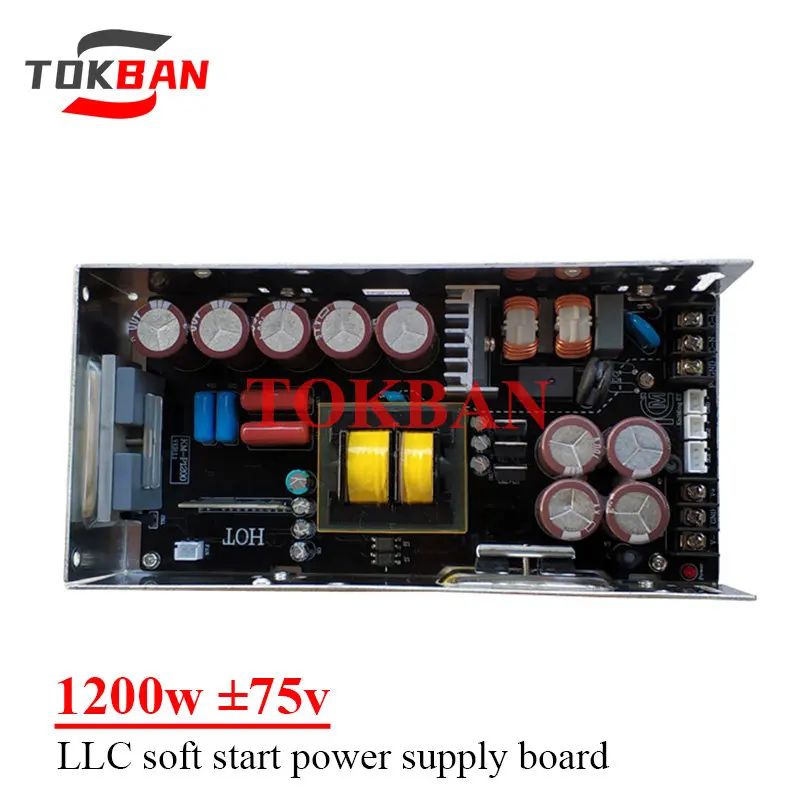 

Tokban 1200w Dual 75v LLC Soft Start Switching Power Supply Board Dual 70vFor Diy High Power Digital Amplifier Class A Amplifier