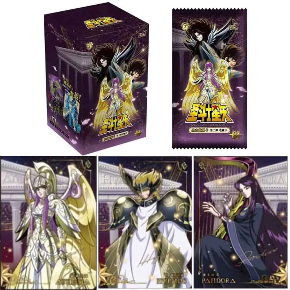 

KAYOU Genuine Saint Seiya Card Saint Cloth Awakening Cards Pluto Chapter Limited BP Saori Kido SE Athena Cards Gold Card