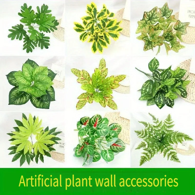 Green new simulation plant green leaves Persian wall decoration green plant indoor background landscaping
Green new simulation plant green leaves Persian wall decoration green plant indoor background landscaping