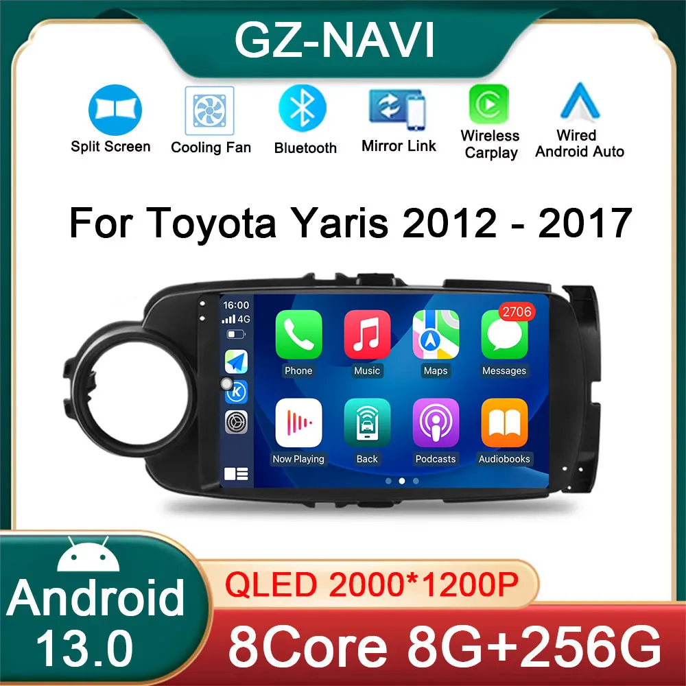 Автомагнитола на Android 13 для Toyota Yaris 2012-2017, Авторадио с GPS-навигацией, мультимедийный плеер для Carplay, стерео, Wi-Fi + 4G
Автомагнитола на Android 13 для Toyota Yaris 2012-2017, Авторадио с GPS-навигацией, мультимедийный плеер для Carplay, стерео, Wi-Fi + 4G