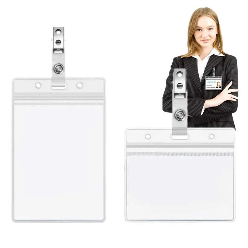 PVC Transparent Card Sleeve Cover Business Work ID Card Holder Badge Bag Bus Chest Pocket Staff Work Card Holder Badge Case
PVC Transparent Card Sleeve Cover Business Work ID Card Holder Badge Bag Bus Chest Pocket Staff Work Card Holder Badge Case
