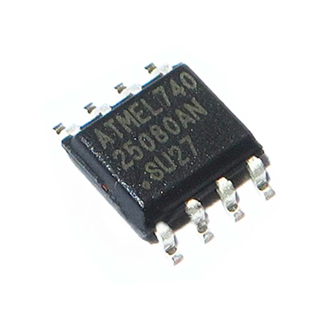

10 шт. AT25080AN-10SU-2.7 SOP-8 AT25080 25080AN SU27 SPI Serial EEPROMs Chip IC