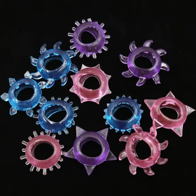 Jouets sexuels pour hommes, 5 pièces, anneaux péniens, retardent l'éjaculation, agrandissement du pénis 1