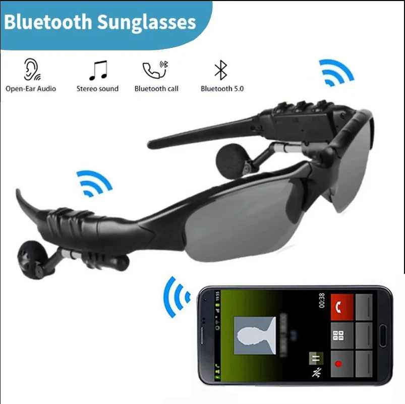 

Умные солнцезащитные очки Bluetooth беспроводные наушники стерео с микрофоном очки шумоподавление защита от помех наушники