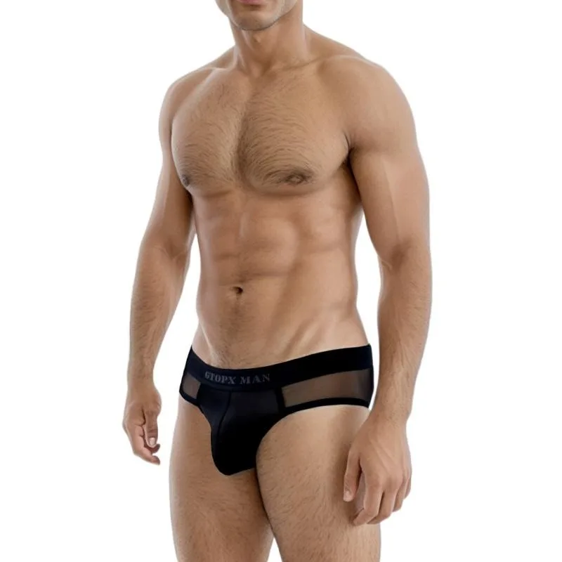 Mens Underwear Sexy Translucent Thin Mesh U Convex Pouch Low Waist Briefs Breathable Sexy Underwear for Men
Mens Underwear Sexy Translucent Thin Mesh U Convex Pouch Low Waist Briefs Breathable Sexy Underwear for Men