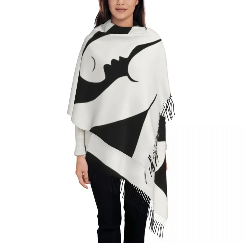 Pablo Picasso Black And White Tassel Scarf Women Soft Shawl Wrap Ladies Winter Fall Scarves
Pablo Picasso Black And White Tassel Scarf Women Soft Shawl Wrap Ladies Winter Fall Scarves