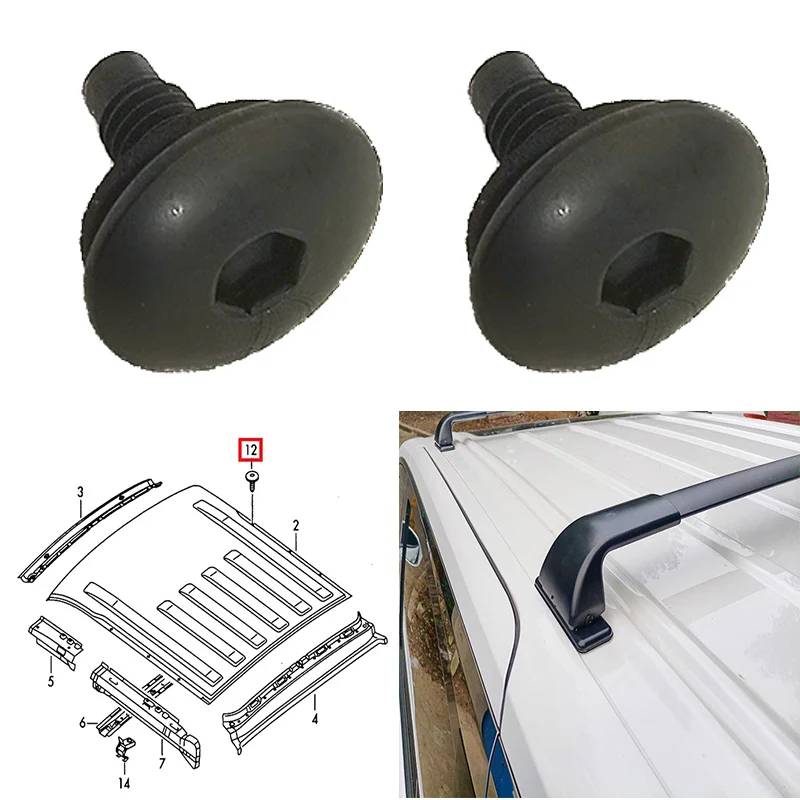 2PCS Positioning Bolts For Roof Luggage Rack Holes WHT006148 For Audi A4 AS A5 Q5 R8 RS4 RS5
2PCS Positioning Bolts For Roof Luggage Rack Holes WHT006148 For Audi A4 AS A5 Q5 R8 RS4 RS5