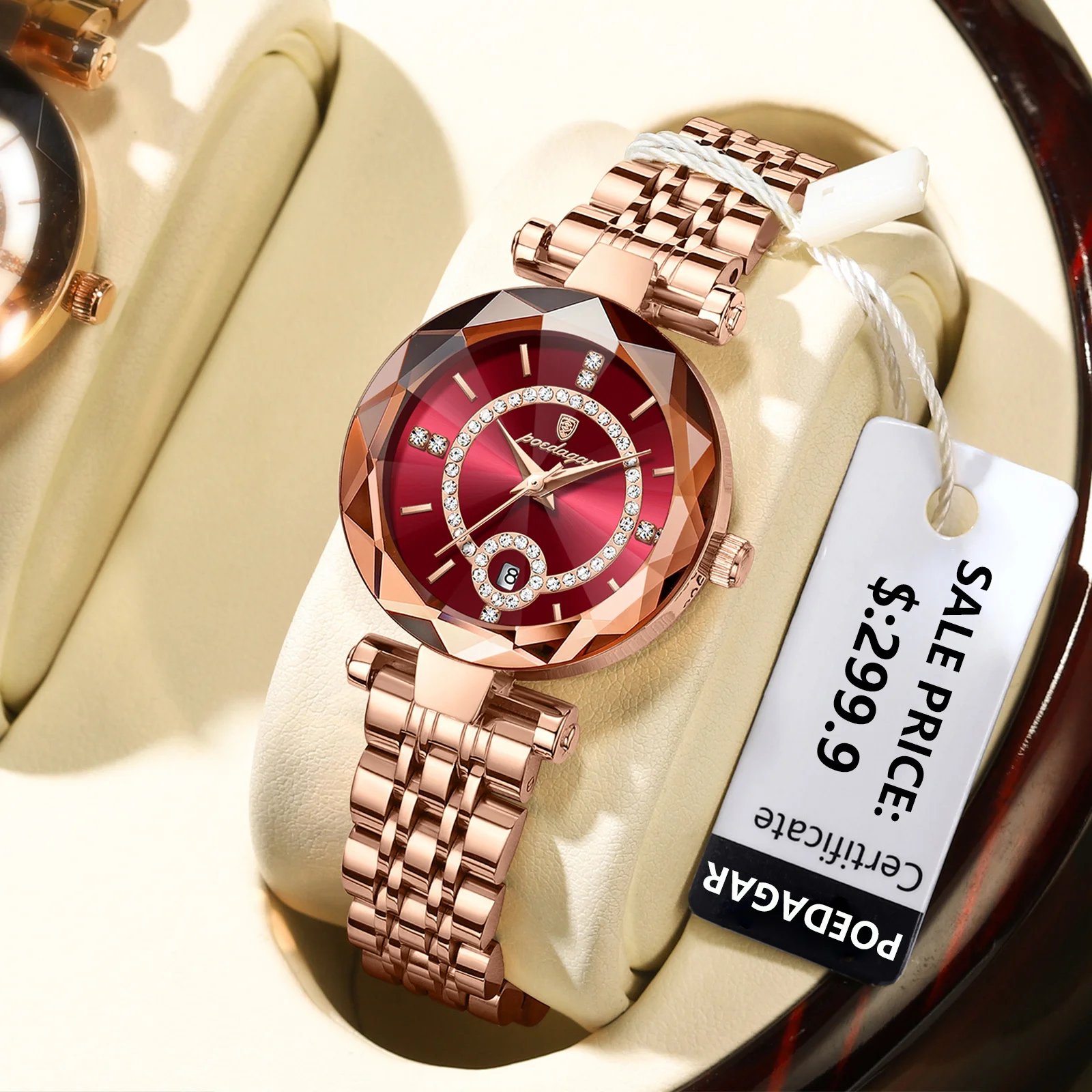 POEDAGAR Watch For Women Luxury Elegant Waterproof Stainless Steel High Quality Diamond Women Quartz Watch Relaxo Femino
POEDAGAR Watch For Women Luxury Elegant Waterproof Stainless Steel High Quality Diamond Women Quartz Watch Relaxo Femino