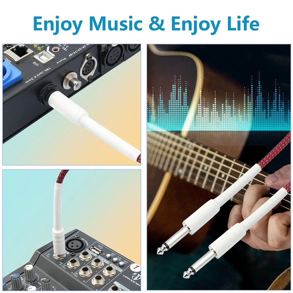 Heavy Duty 10ft For Guitar Audio Cable for Electric For Guitar and Electronic Audio Equipment Longevity Guaranteed
Heavy Duty 10ft For Guitar Audio Cable for Electric For Guitar and Electronic Audio Equipment Longevity Guaranteed