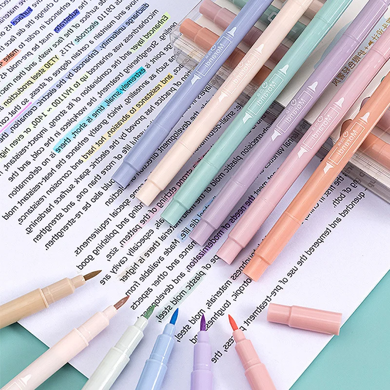 6 Pcs/set Double Heads Highlighter Pen Art Marker Kawaii Cute Round shape Manga Colored Pens Stationery Student DIY Supplies
6 Pcs/set Double Heads Highlighter Pen Art Marker Kawaii Cute Round shape Manga Colored Pens Stationery Student DIY Supplies