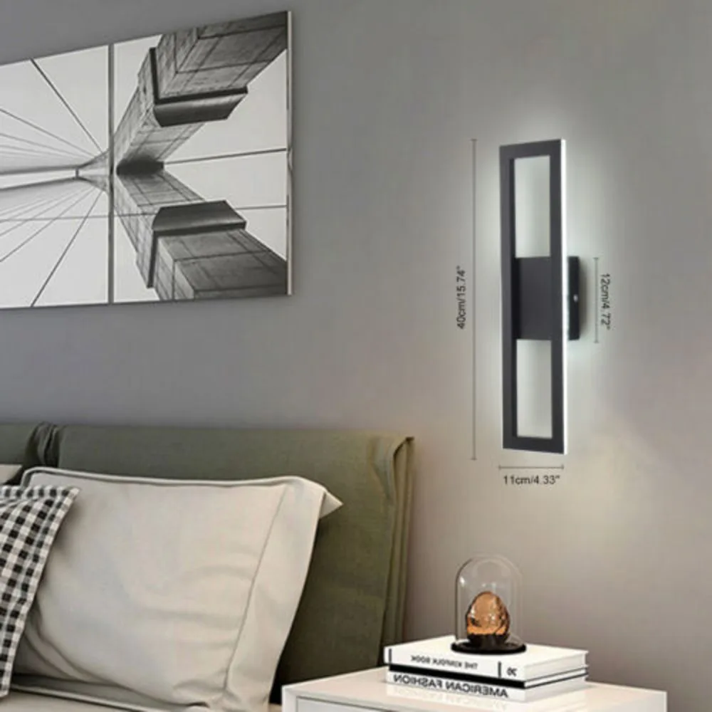 Bymaocar indoor LED Wall Sconce 19W Modern Wall Mounted Lights Long Bar Wall Light 15.74 Inches 3 Colors for Living Room Garage
Bymaocar indoor LED Wall Sconce 19W Modern Wall Mounted Lights Long Bar Wall Light 15.74 Inches 3 Colors for Living Room Garage