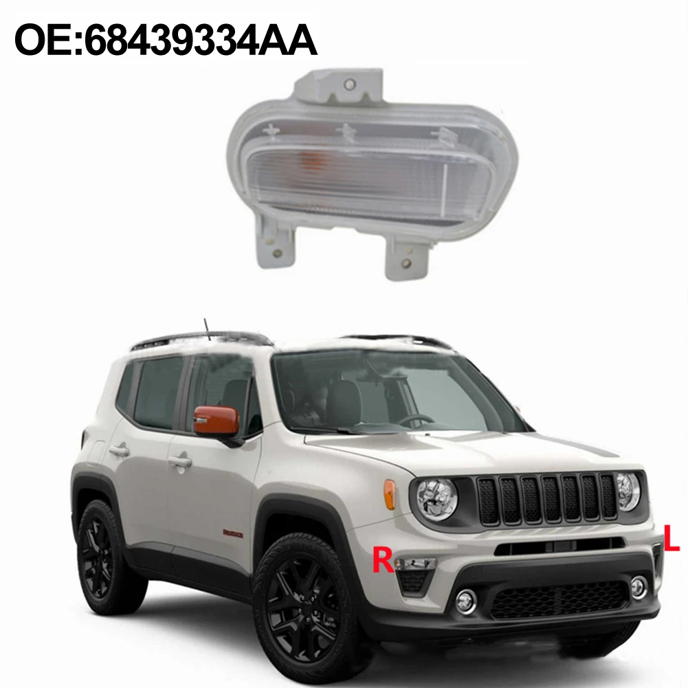 1pc Front Right Side Turn Signal Light DRL Fog Lamp For Jeep Renegade 2019-2020 68439334AA Car Light Replacement Parts
1pc Front Right Side Turn Signal Light DRL Fog Lamp For Jeep Renegade 2019-2020 68439334AA Car Light Replacement Parts