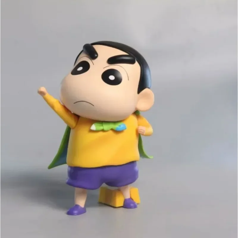 

Crayon Shin-chan Super Man Xiaoxin Dress Up COS Anime Figure Model Ornament Peripheral New Year Gift for Friends