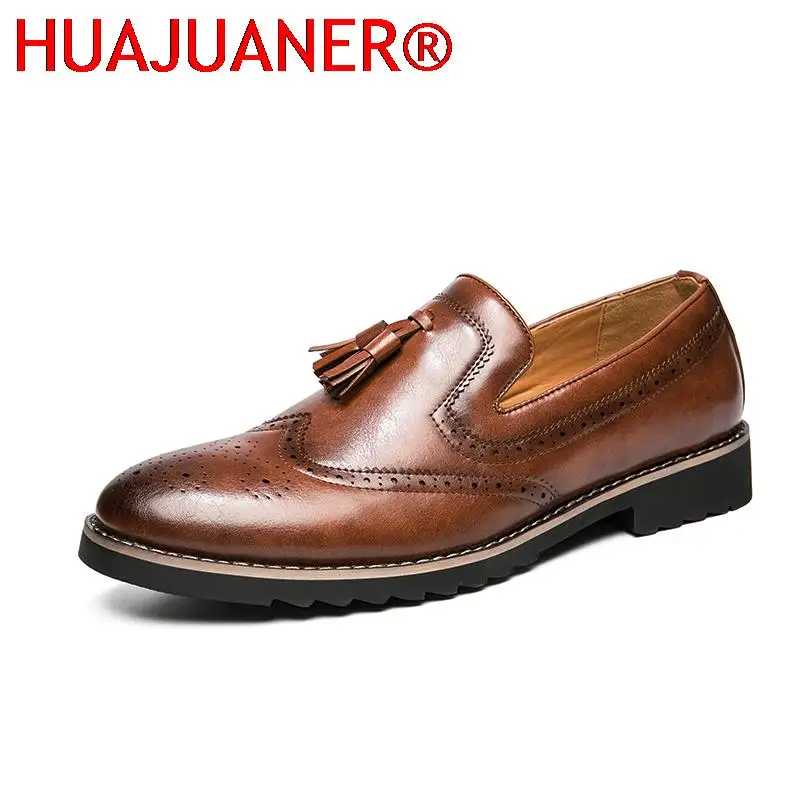 Men Dress Casual Shoes Leather Tassel Slip on Shoes Man Business Oxford Shoes For Men Dance Party Loafers Wedding Formal Oxfords
Men Dress Casual Shoes Leather Tassel Slip on Shoes Man Business Oxford Shoes For Men Dance Party Loafers Wedding Formal Oxfords