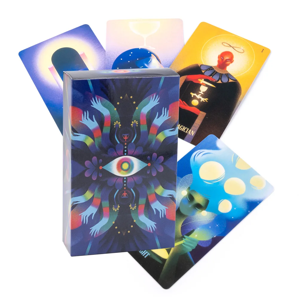 12*7cm Creative Dream Vision Tarot Deck Unisex Cards Deck Prophesy Tarot Cards Rider Waite 
12*7cm Creative Dream Vision Tarot Deck Unisex Cards Deck Prophesy Tarot Cards Rider Waite