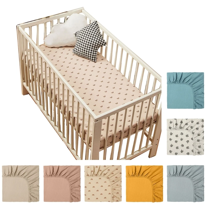 F62D Baby Crib Fitted Sheet Diaper Changing Mat Cover Infant Removable Crib Bedding Protective Sleeve for Nursery Room
F62D Baby Crib Fitted Sheet Diaper Changing Mat Cover Infant Removable Crib Bedding Protective Sleeve for Nursery Room