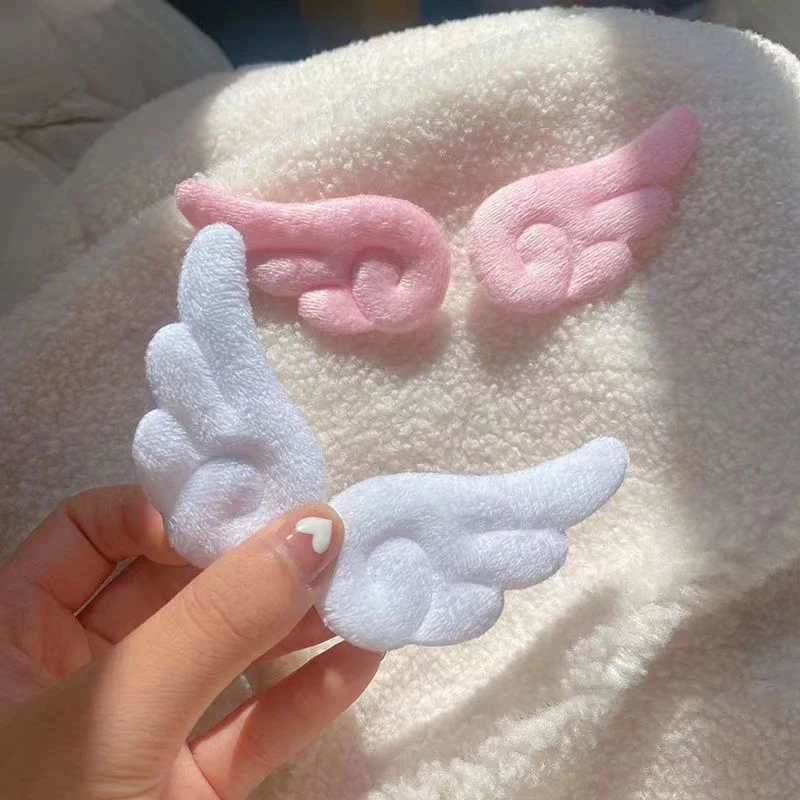 1Pair Sweet Angel Wing Plush Hair Clips Hairpin Girl Bangs Simple Hairclip Side Clips Ornament Fashion Hair Accessories
1Pair Sweet Angel Wing Plush Hair Clips Hairpin Girl Bangs Simple Hairclip Side Clips Ornament Fashion Hair Accessories