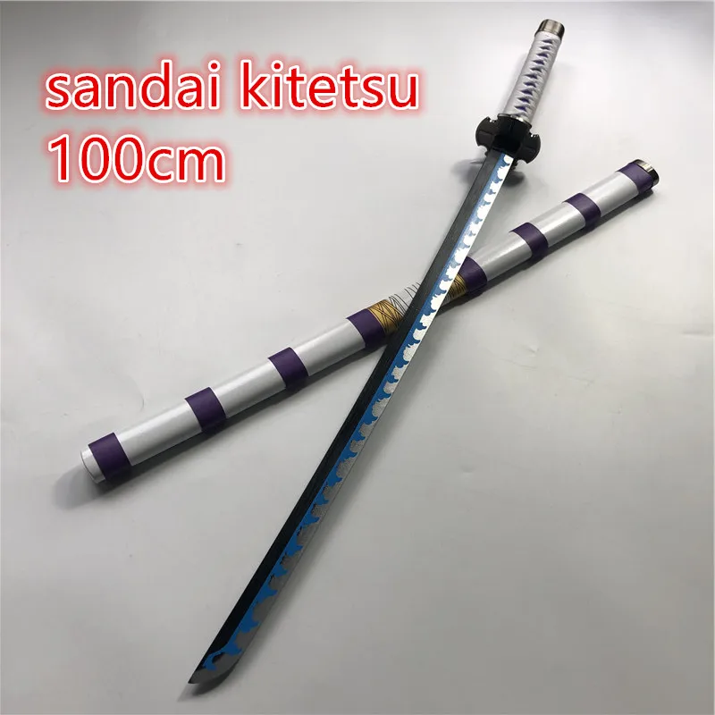 1:1 Cosplay sandai kitetsu sword Weapon Armed Katana Espada Wood Ninja Knife Samurai Sword Prop Toys For Teens 100cm 
1:1 Cosplay sandai kitetsu sword Weapon Armed Katana Espada Wood Ninja Knife Samurai Sword Prop Toys For Teens 100cm