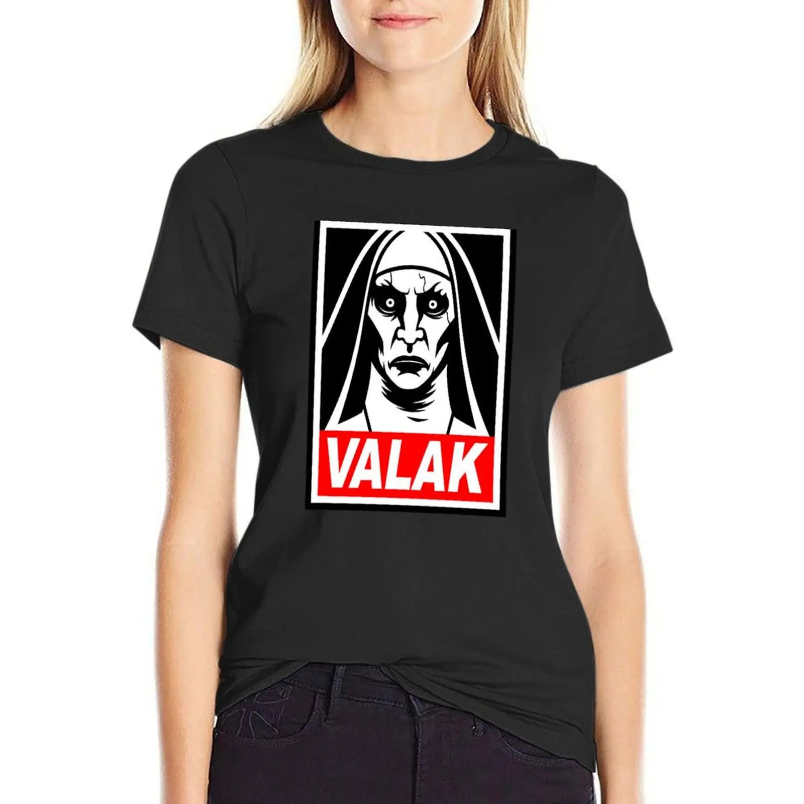 Valak T-Shirt Aesthetic clothing Short sleeve tee lady clothes graphics t shirt dress Women
Valak T-Shirt Aesthetic clothing Short sleeve tee lady clothes graphics t shirt dress Women