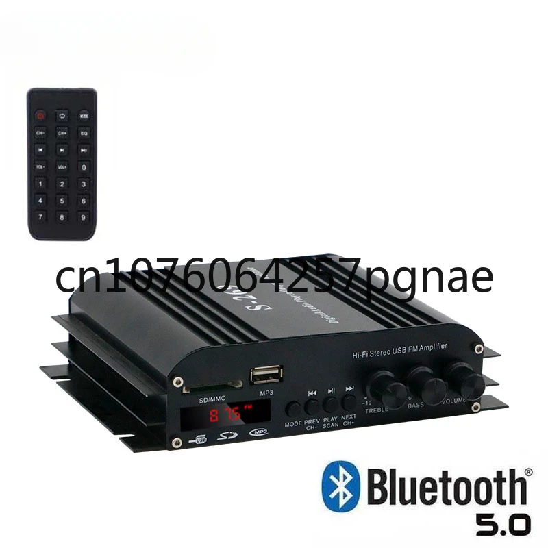 S-269 Bluetooth USB Card 4.0 Channel Subwoofer Power Amplifier Home Vehicular Power Amplifier Power Amplifier
S-269 Bluetooth USB Card 4.0 Channel Subwoofer Power Amplifier Home Vehicular Power Amplifier Power Amplifier