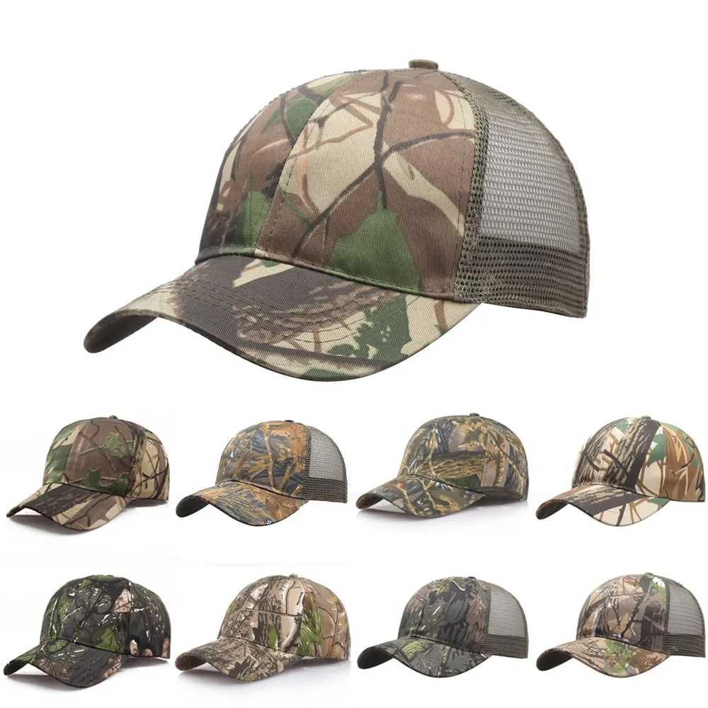 Camouflage Adjustable Hat Camo Camping Hunting Fishing Baseball Cap Sunscreen Quick Drying Casual UV Protection Sunshade Peak 
Camouflage Adjustable Hat Camo Camping Hunting Fishing Baseball Cap Sunscreen Quick Drying Casual UV Protection Sunshade Peak