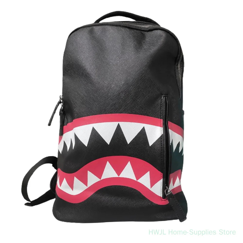 Men's Backpack Cartoon Shark 15.6 Inch Sports Riding Backpacks Large Capacity Laptop Student Schoolbag PU Leather Back Pack
Men's Backpack Cartoon Shark 15.6 Inch Sports Riding Backpacks Large Capacity Laptop Student Schoolbag PU Leather Back Pack