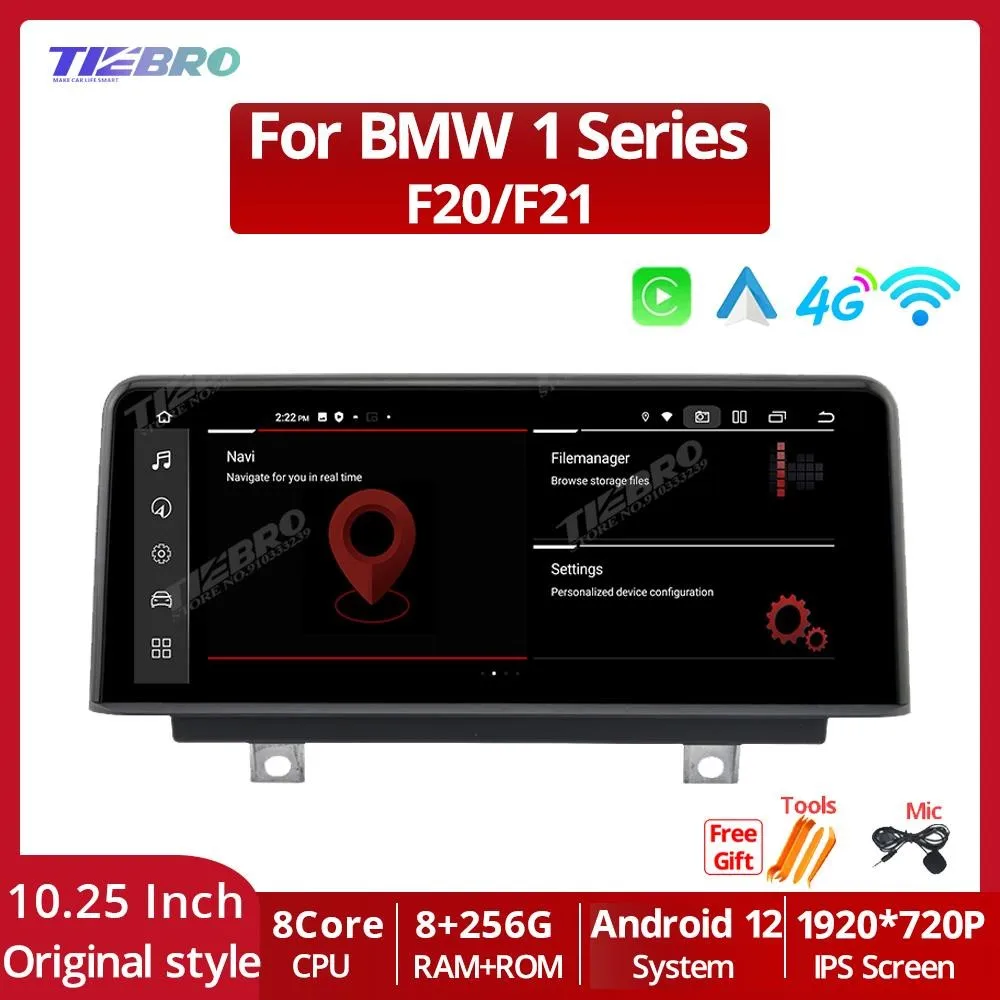 TIEBRO 10.25Inch Car Radio 8+256G For BMW 1 Series F20 F21 2011-2016 1920*720P CIC System with Carplay Screen Player Android 12
TIEBRO 10.25Inch Car Radio 8+256G For BMW 1 Series F20 F21 2011-2016 1920*720P CIC System with Carplay Screen Player Android 12