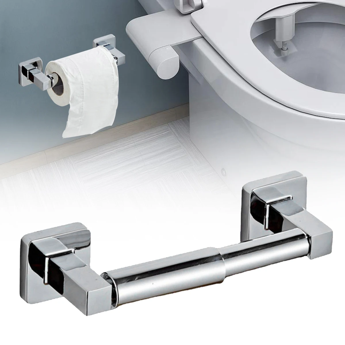 Aluminum alloy retractable toilet paper holder toilet paper roll holder toilet paper holder paper towel holder bathroom hardware
Aluminum alloy retractable toilet paper holder toilet paper roll holder toilet paper holder paper towel holder bathroom hardware