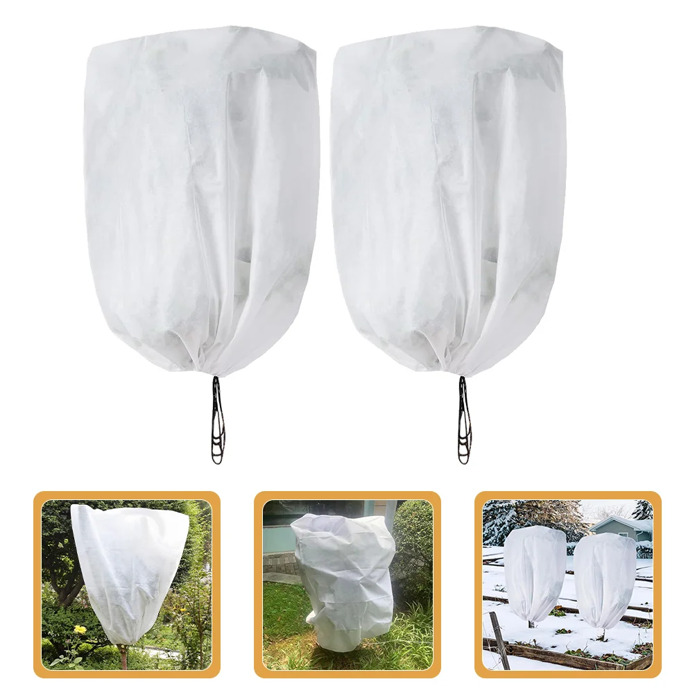 2Pcs Frost Proof Plants Cover Flower Protective Cover Drawstring Cover Winter Plants Protector
2Pcs Frost Proof Plants Cover Flower Protective Cover Drawstring Cover Winter Plants Protector