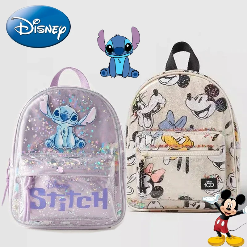 

Рюкзаки Disney, милые портативные сумки Лило и Ститч, модные Мультяшные сумки на плечо, дорожные сумки, детские подарки