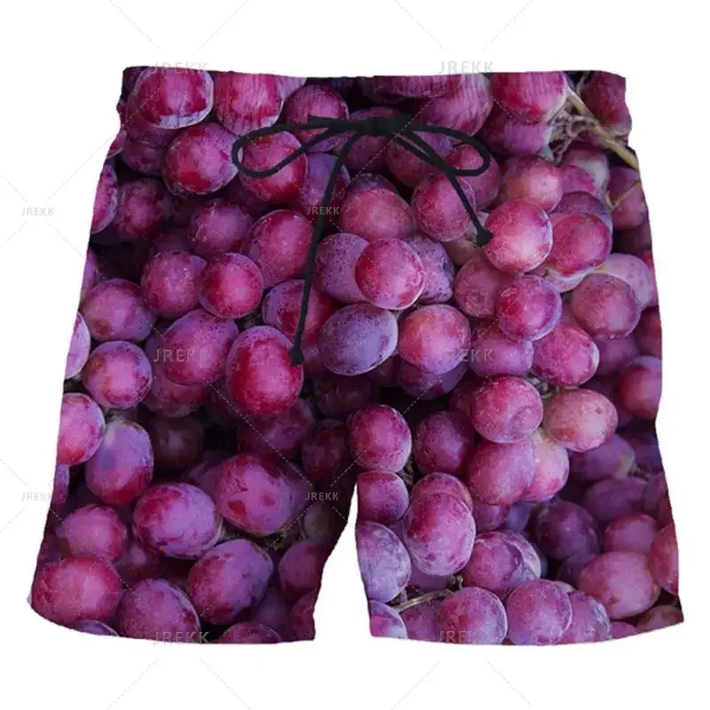 

Strawberry Kiwi Lemon Short Pants Men Women Trend 3D Print Fruit Graphics Oversized Beach Shorts Streetwear Boys Swim Trunks