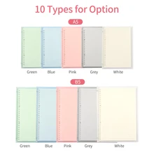 Transparent A5/B5 Refillable Notebook 20 Rings/Holes Loose Leaf Binder Flexible Waterproof PP Cover 30 Sheets Ruled Lined Paper 
Transparent A5/B5 Refillable Notebook 20 Rings/Holes Loose Leaf Binder Flexible Waterproof PP Cover 30 Sheets Ruled Lined Paper