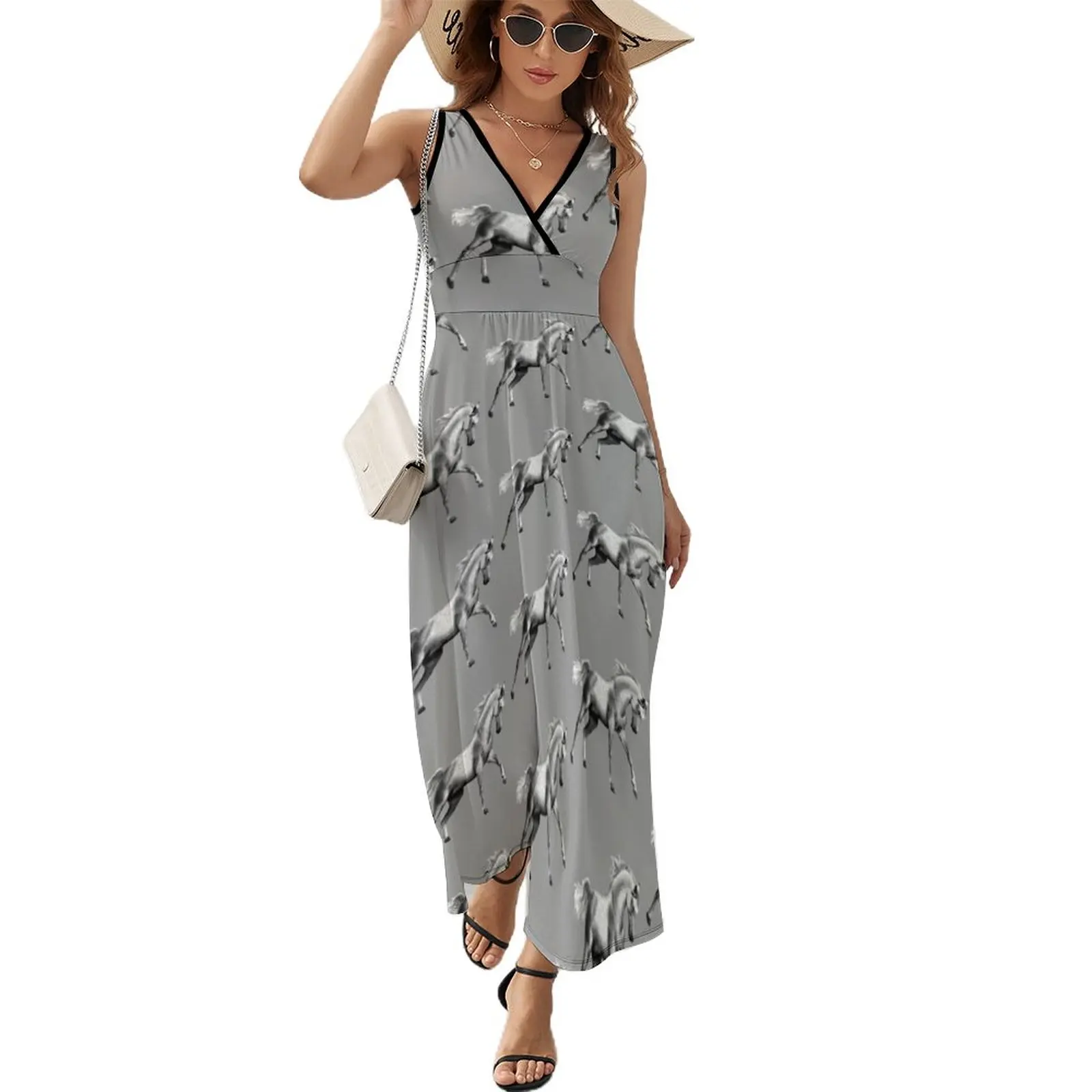 horse Sleeveless Dress cute dress Dress for girls
horse Sleeveless Dress cute dress Dress for girls