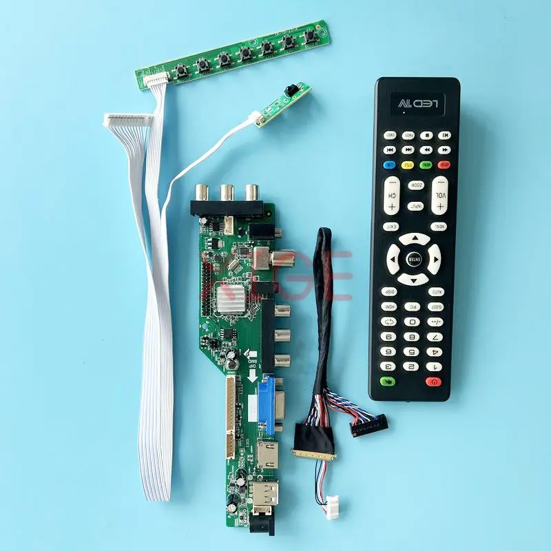 Плата драйвера контроллера подходит для ноутбука LP101WSA HT101WSB 2AV + USB + DHMI + VGA Kit 10,1 "цифровой сигнал DVB 1024*600 LVDS 40 Pin
Плата драйвера контроллера подходит для ноутбука LP101WSA HT101WSB 2AV + USB + DHMI + VGA Kit 10,1 "цифровой сигнал DVB 1024*600 LVDS 40 Pin