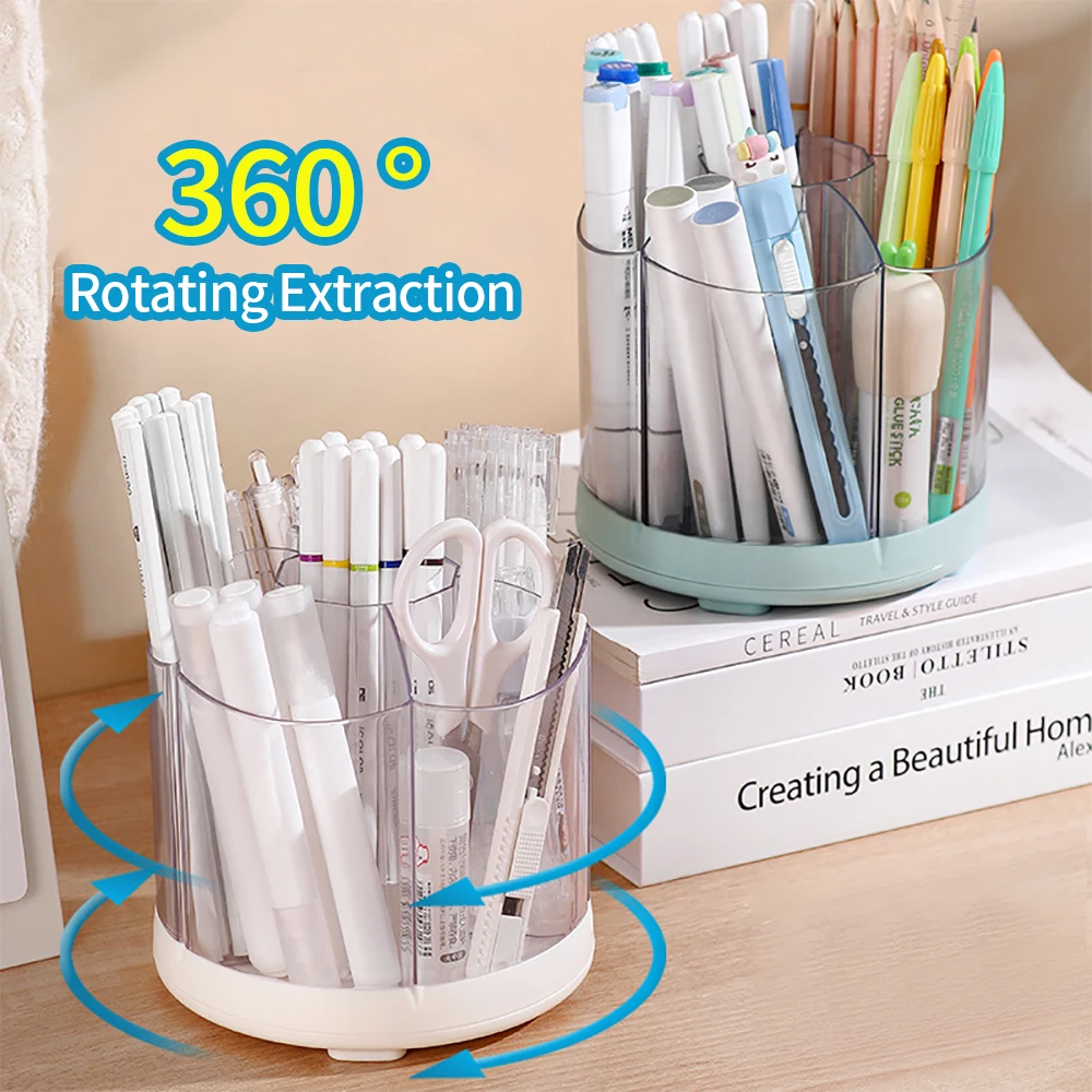 Multifunction 360° Rotation Circular Large Capacity Desk Pen Holder Pencil Box Desk Cosmetic Storage Organizer Brush Holder
Multifunction 360° Rotation Circular Large Capacity Desk Pen Holder Pencil Box Desk Cosmetic Storage Organizer Brush Holder