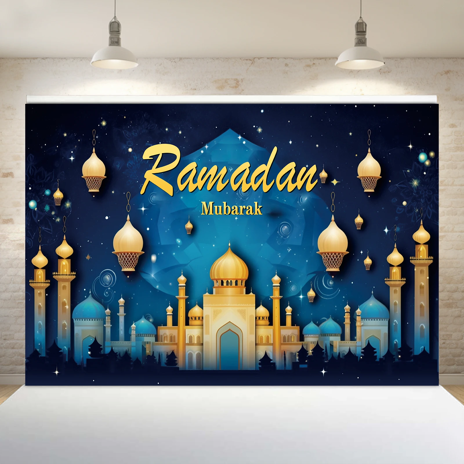 

Фотофон Рамадан (5), 1 шт., 100x150 см, используется для подарков, занятий или других фотографий
