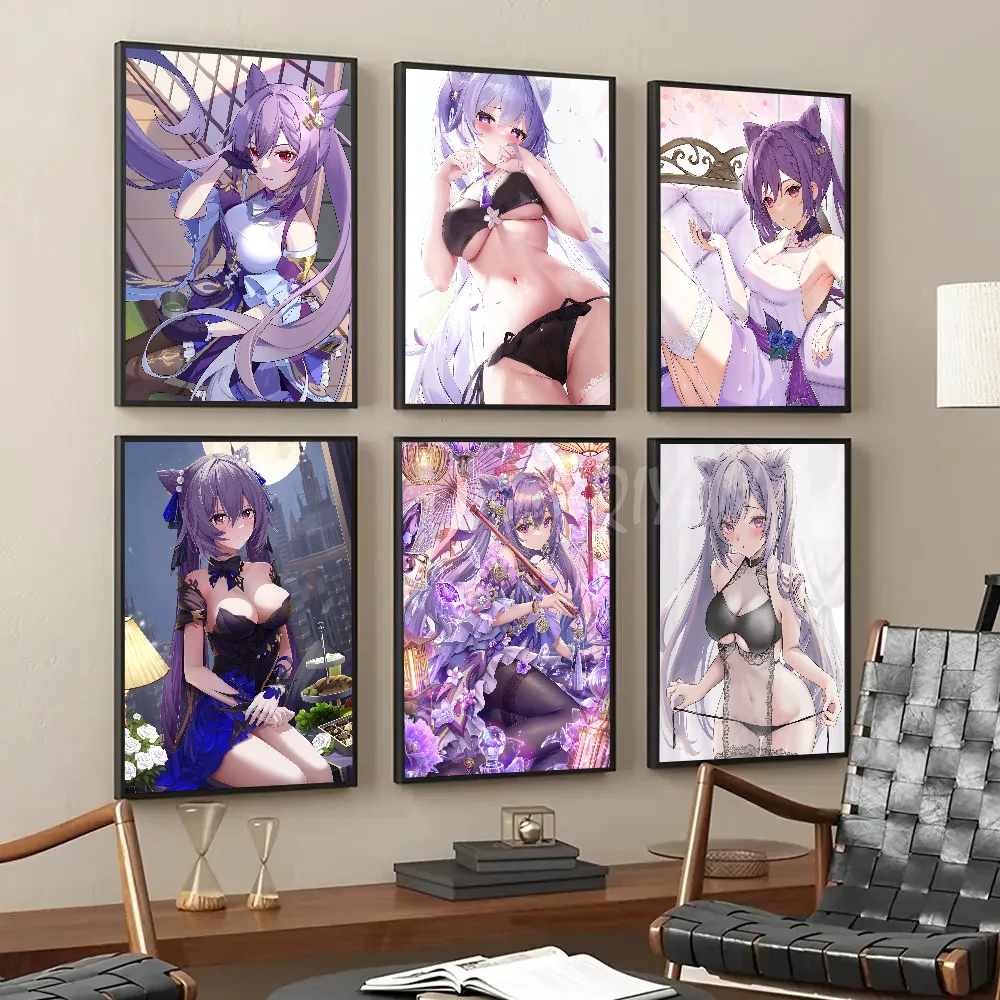 Keqing Game Genshin Impact Accounts Anime Poster Paper Print Home Living Room Bedroom Entrance Bar Cafe Art Painting Decoration
Keqing Game Genshin Impact Accounts Anime Poster Paper Print Home Living Room Bedroom Entrance Bar Cafe Art Painting Decoration