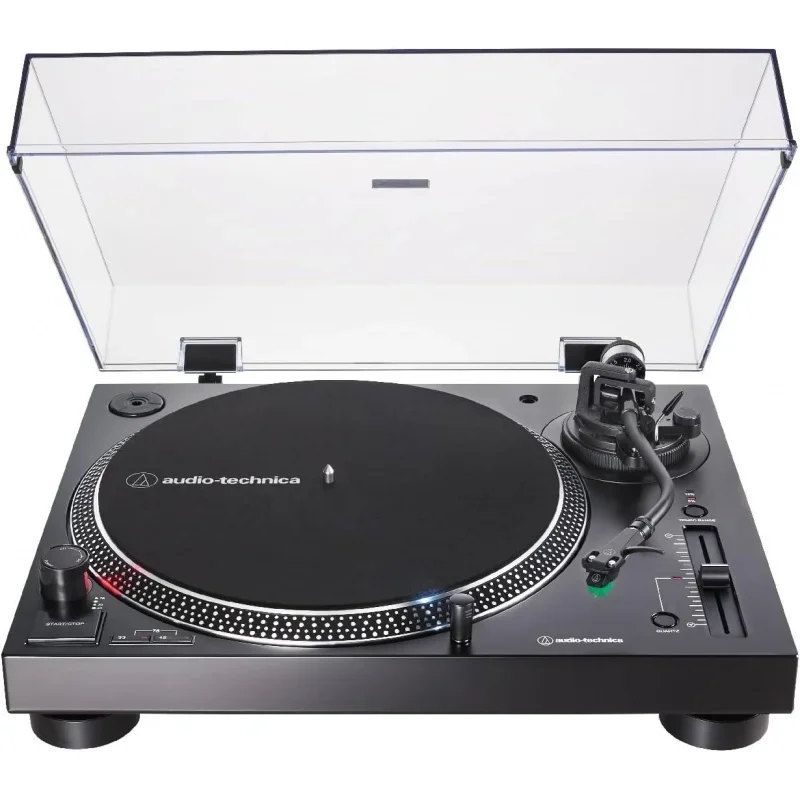 

Audio-Technica AT-LP120XUSB-BK Direct-Drive Turntable (Analog & USB), Fully Manual, Hi-Fi, 3 Speed, Convert Vinyl to Digital