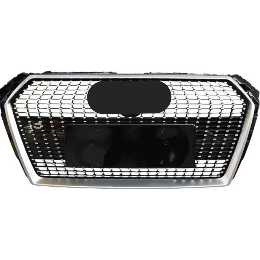 

For RS4 Style Front Sport Hex Mesh Honeycomb Hood Grill for Audi A4/S4 B9 2017-2019 car accessories
