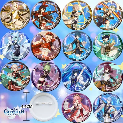 14pcs Genshin Impact Yelan Xingqiu Klee Eula 44mm Figure Badge Round Brooch Pin Gifts Kids Collection Toy 3815
14pcs Genshin Impact Yelan Xingqiu Klee Eula 44mm Figure Badge Round Brooch Pin Gifts Kids Collection Toy 3815