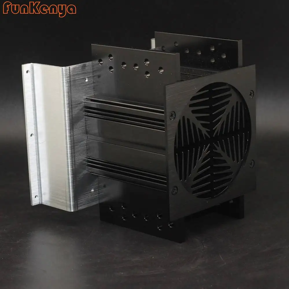 KSA-50 Gold Sealed Tube Class A DIY Power Amplifier Air Cool Radiator Wind Tunnel Anodized Aluminum Heatsink KSA50
KSA-50 Gold Sealed Tube Class A DIY Power Amplifier Air Cool Radiator Wind Tunnel Anodized Aluminum Heatsink KSA50