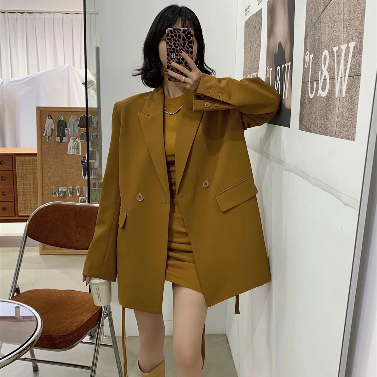 UNXX 2023 Autumn New Women's Loose Casual Long Sleeve Blazer Jacket Suit Detachable Belt Blazer Fashionable Office Lady Clothes
UNXX 2023 Autumn New Women's Loose Casual Long Sleeve Blazer Jacket Suit Detachable Belt Blazer Fashionable Office Lady Clothes