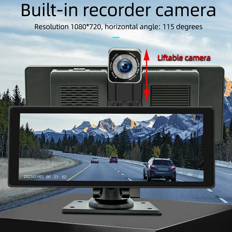 Car Touch Screen Wireless Carplay Car The Host With Central Control Driving Recorder 
Car Touch Screen Wireless Carplay Car The Host With Central Control Driving Recorder