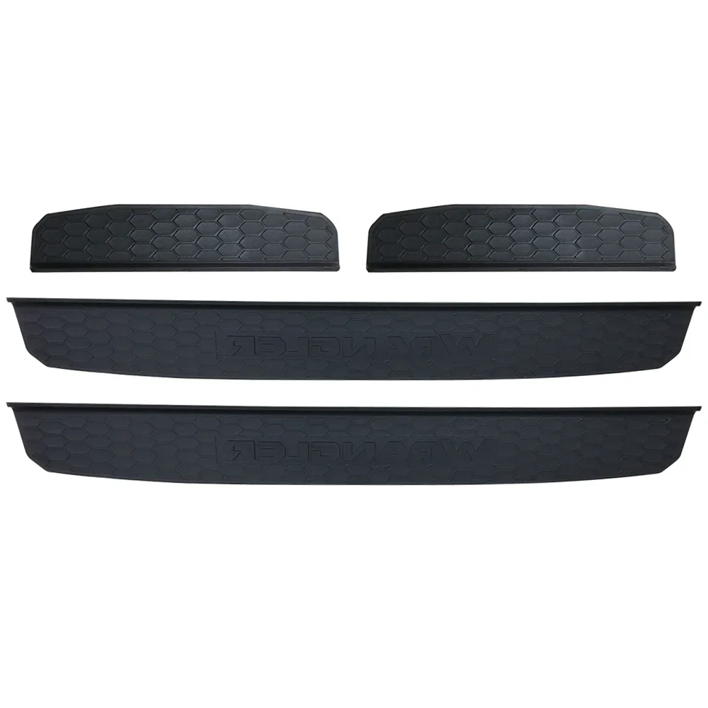 SXMA JL1001 ABS Threshold Of 4 Doors Black Car Door Sill Protector Plate Scuff Pedal Stickers Threshold For Jeep Wrangler JL 18+
SXMA JL1001 ABS Threshold Of 4 Doors Black Car Door Sill Protector Plate Scuff Pedal Stickers Threshold For Jeep Wrangler JL 18+