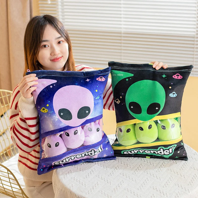 Generic Kawaii Cute A Bag of Snacks Pillow Sweet Yogurt Cheesy Puffs