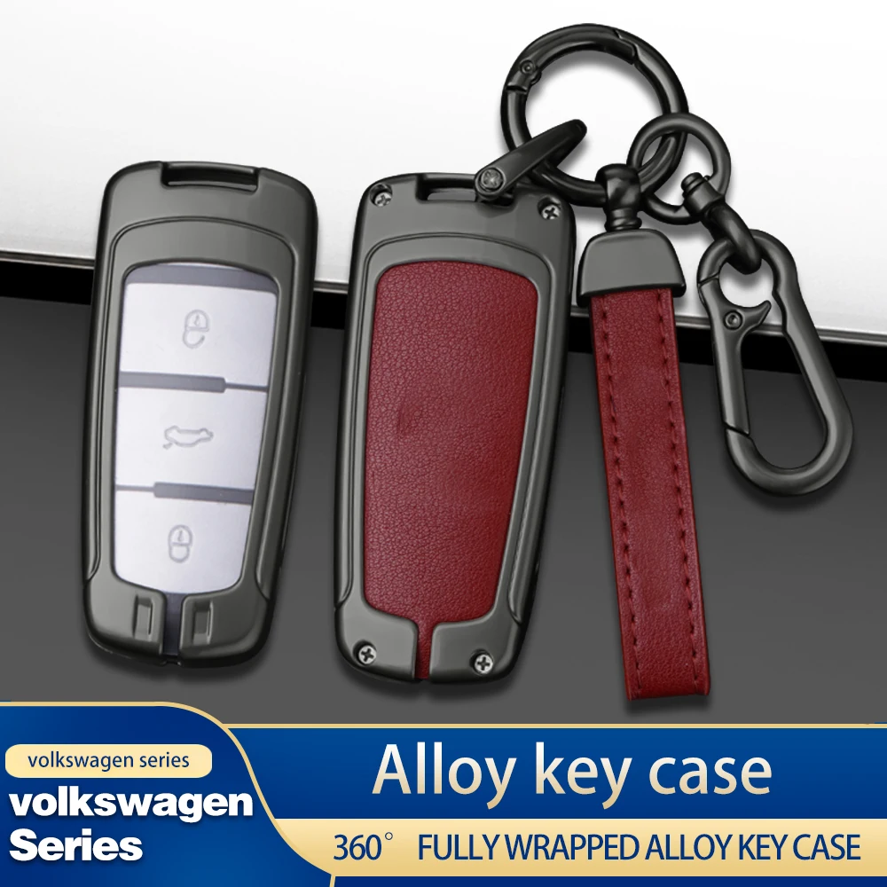 

New Zinc Alloy Car Key Case Cover for Volkswagen VW CC Passat B6 B7 Passat 3C CC Maogotan R36 B5 B7L Protector Auto Accessories