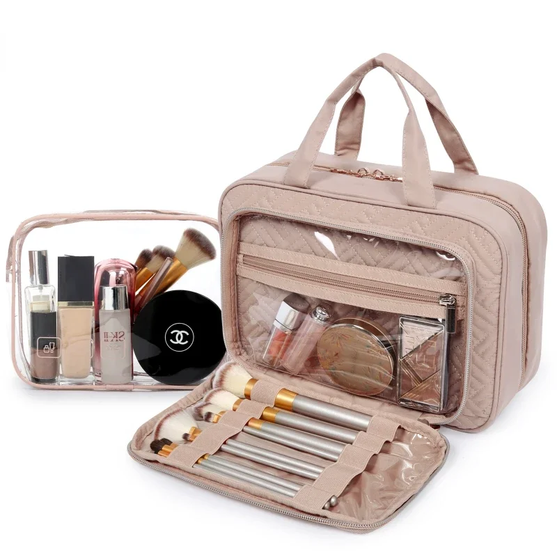 OPDOS Cosmetic Bag for Women Toilet Makeup Travel Organizer Large Waterproof Toiletry Bags for Shampoo Make Up Pencil cases 
OPDOS Cosmetic Bag for Women Toilet Makeup Travel Organizer Large Waterproof Toiletry Bags for Shampoo Make Up Pencil cases